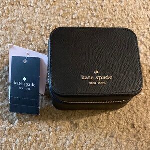 Kate Spade Black Travel Jewelry Box. NWT.